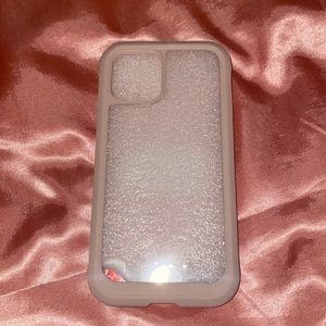 iPhone 12 light pink phone case with screen protector